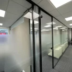 Office-space-design-with-framed-glass-door-glass-partitions-screen-6