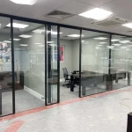Office-space-design-with-framed-glass-door-glass-partitions-screen-9