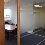 Office-space-design-with-solid-doors-glass-partitions-10