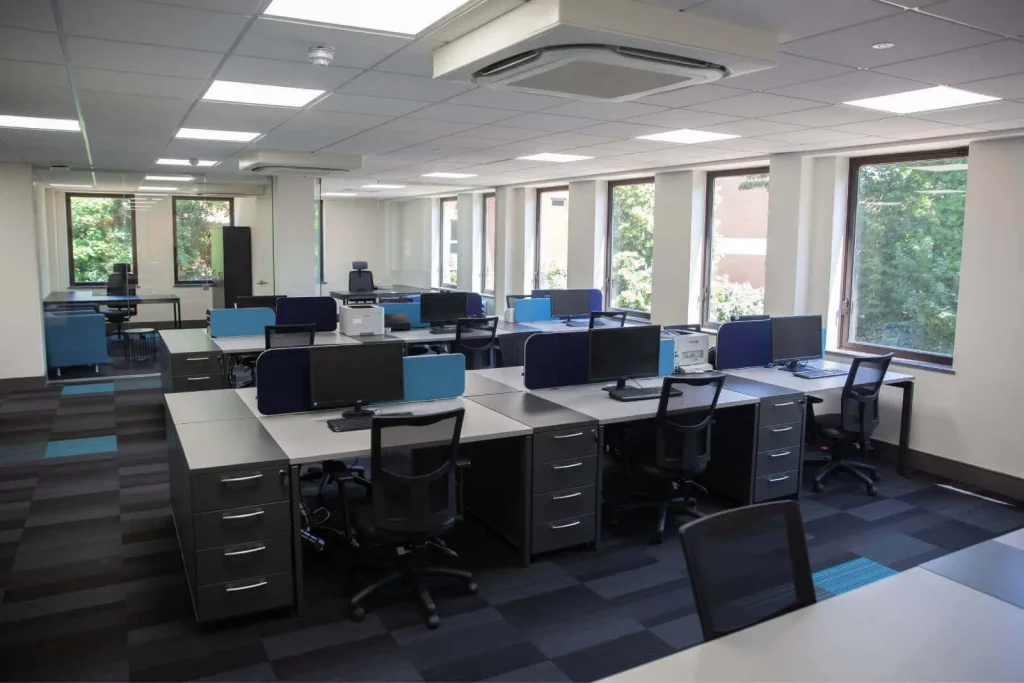 Office-space-with-carpet-tile-flooring-1