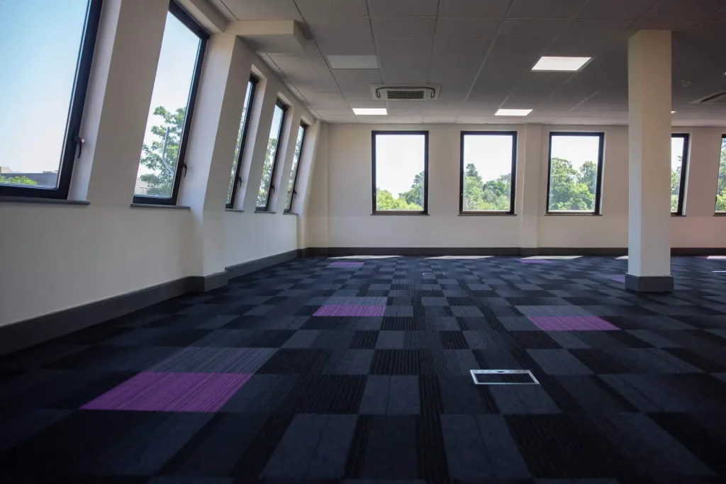 Office-space-with-carpet-tile-flooring