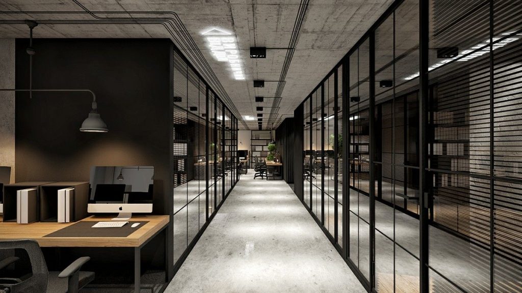 Large Office Design with smart layout and 3D visual planning